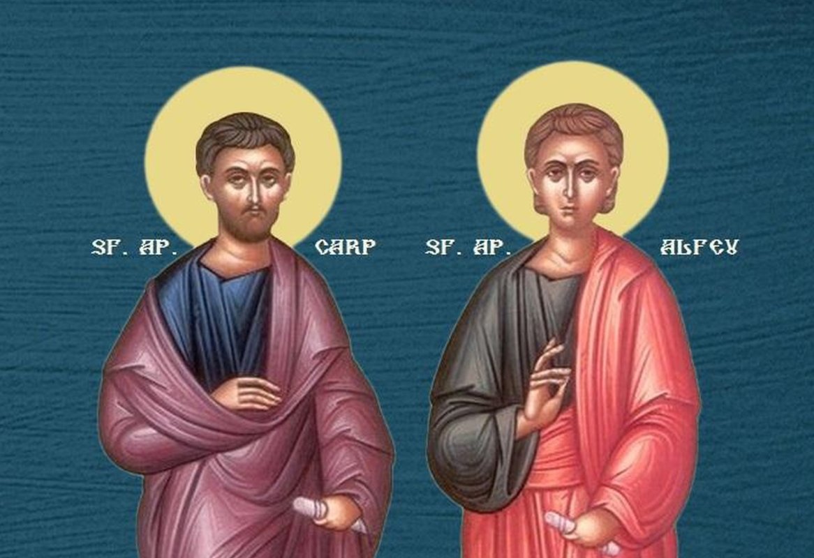 Înjumătăţirea Cincizecimii; Sf. Ap. Carp şi Alfeu; Sf. Mc. Averchie şi Elena (Dezlegare la peşte) 172096