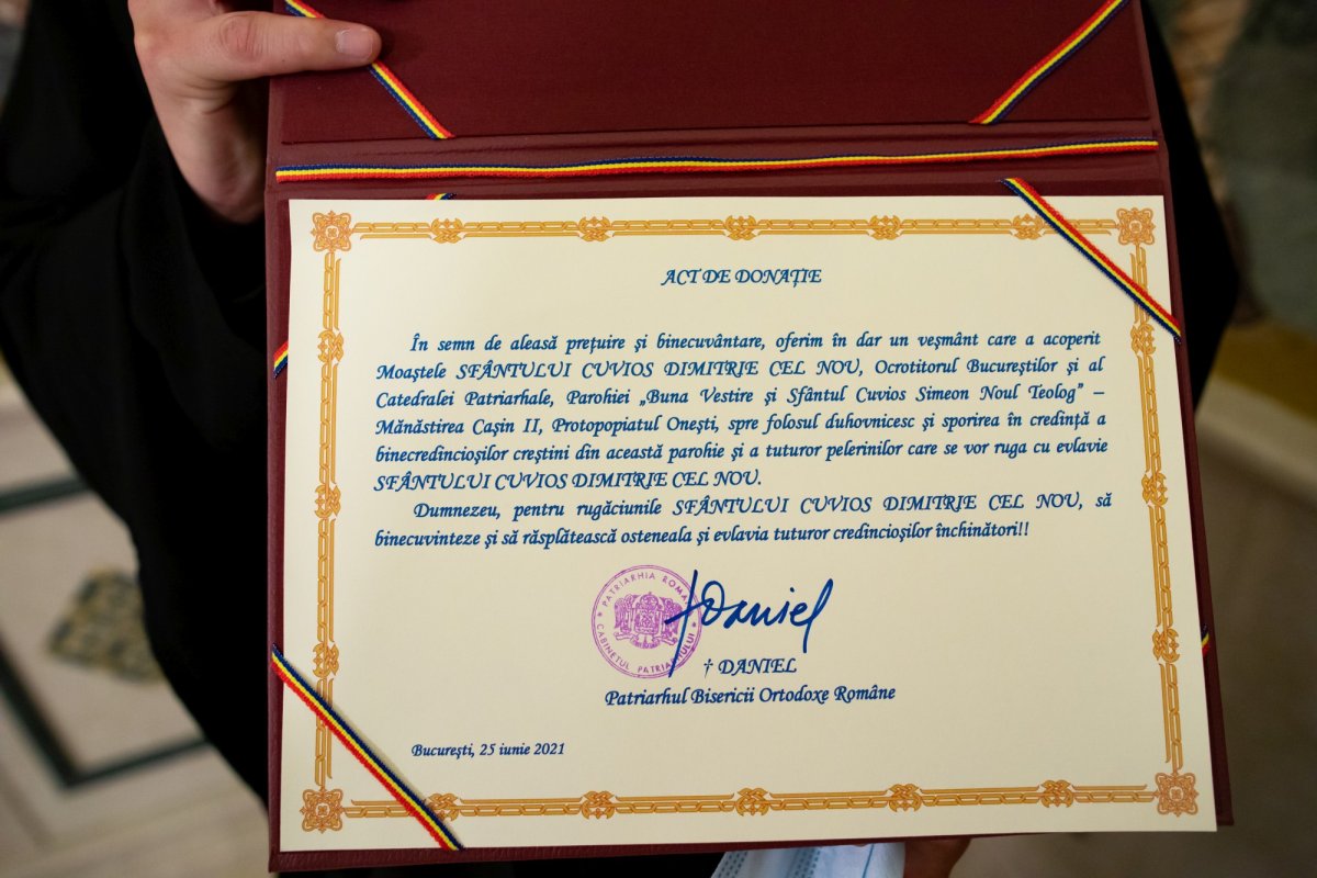 Binecuvântarea Cuviosului Dimitrie cel Nou pentru o parohie băcăuană 175117