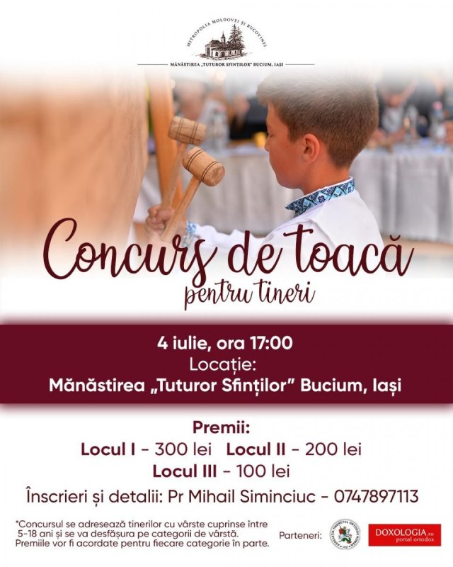 Concurs de toacă la mănăstirea ieșeană Bucium 174981