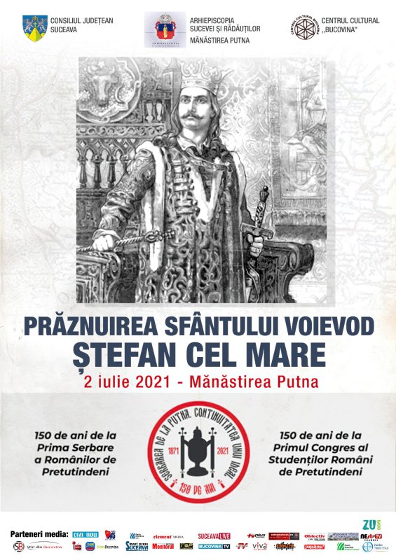 Sfântul Voievod Ștefan cel Mare cinstit pe 1 şi 2 iulie la Mănăstirea Putna 175611