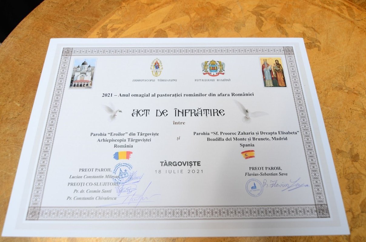 Înfrățire între o parohie din România și una din Spania  177397