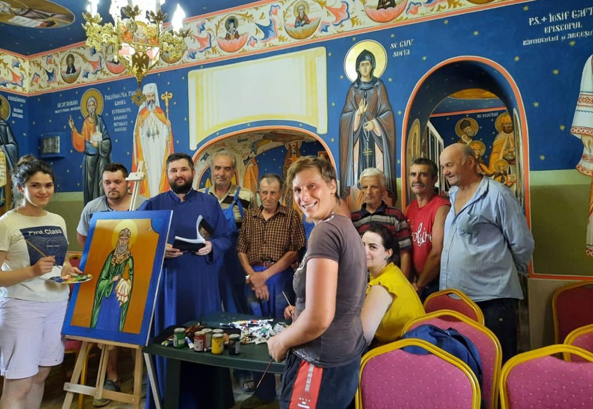 Activități dedicate ocrotitorului cimitirului parohiei prahovene Rotari 179070