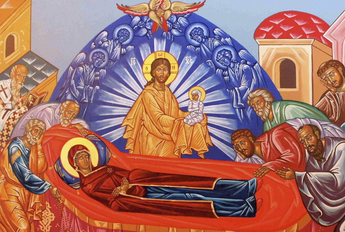 Împărăteasa cerurilor stă în rugăciune pentru noi 179813