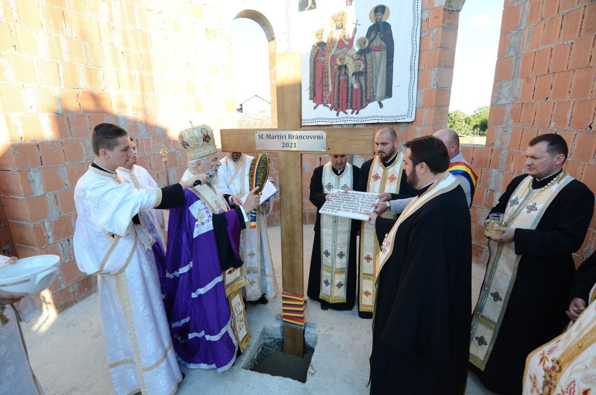 Punerea pietrei de temelie la biserica din localitatea dâmbovițeană Finta 184831