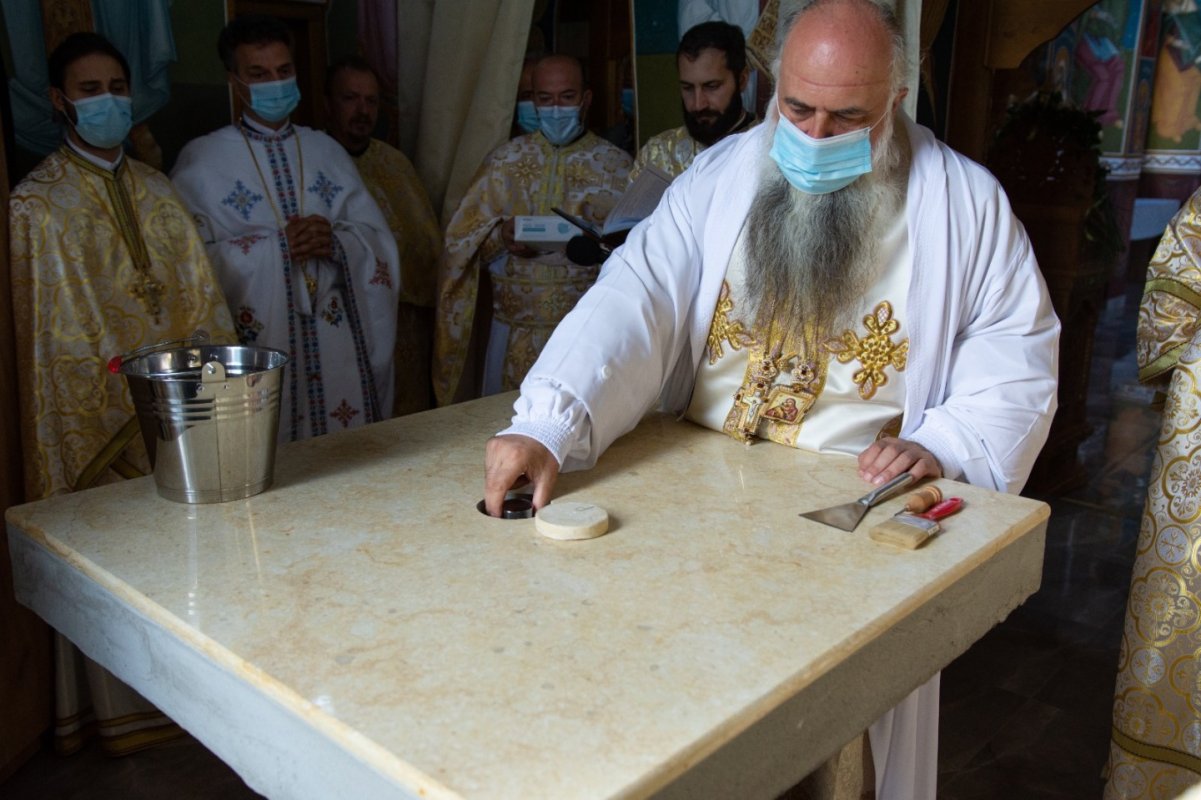 Târnosirea bisericii din Coveşti-Horezu 184833