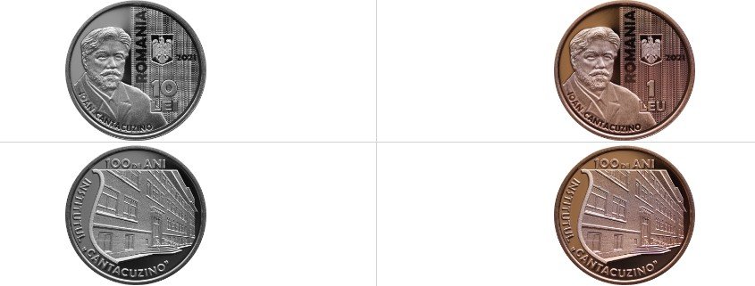 Monedă dedicată Institutului Cantacuzino 187153