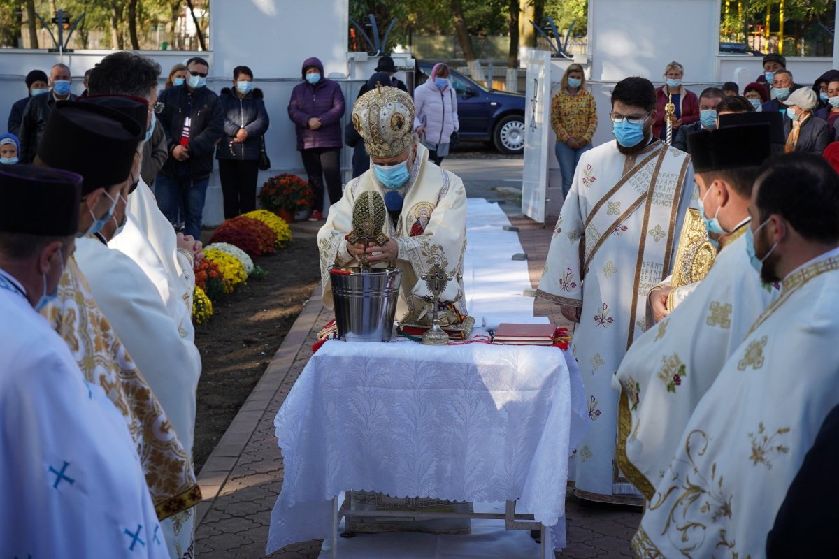 Sfinţirea bisericii din localitatea Mircea Vodă, judeţul Brăila 187722