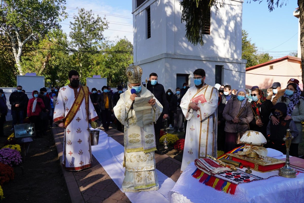 Sfinţirea bisericii din localitatea Mircea Vodă, judeţul Brăila 187723