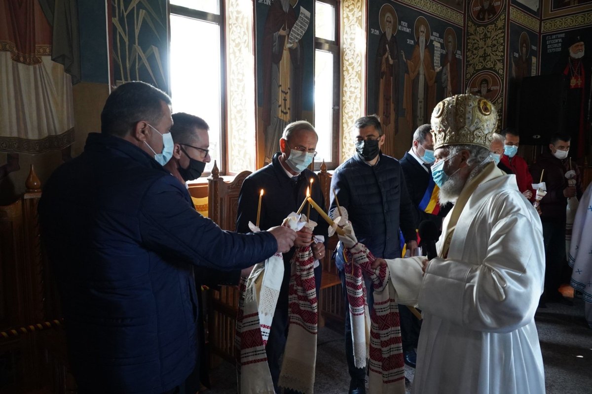 Sfinţirea bisericii din localitatea Mircea Vodă, judeţul Brăila 187729