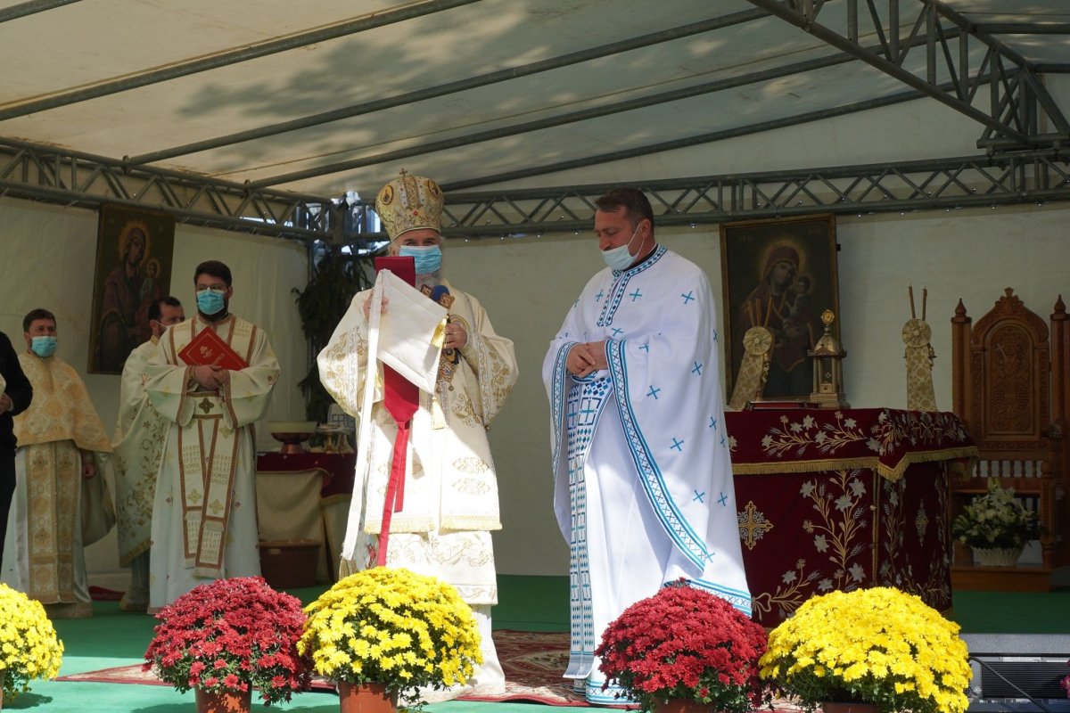 Sfinţirea bisericii din localitatea Mircea Vodă, judeţul Brăila 187732