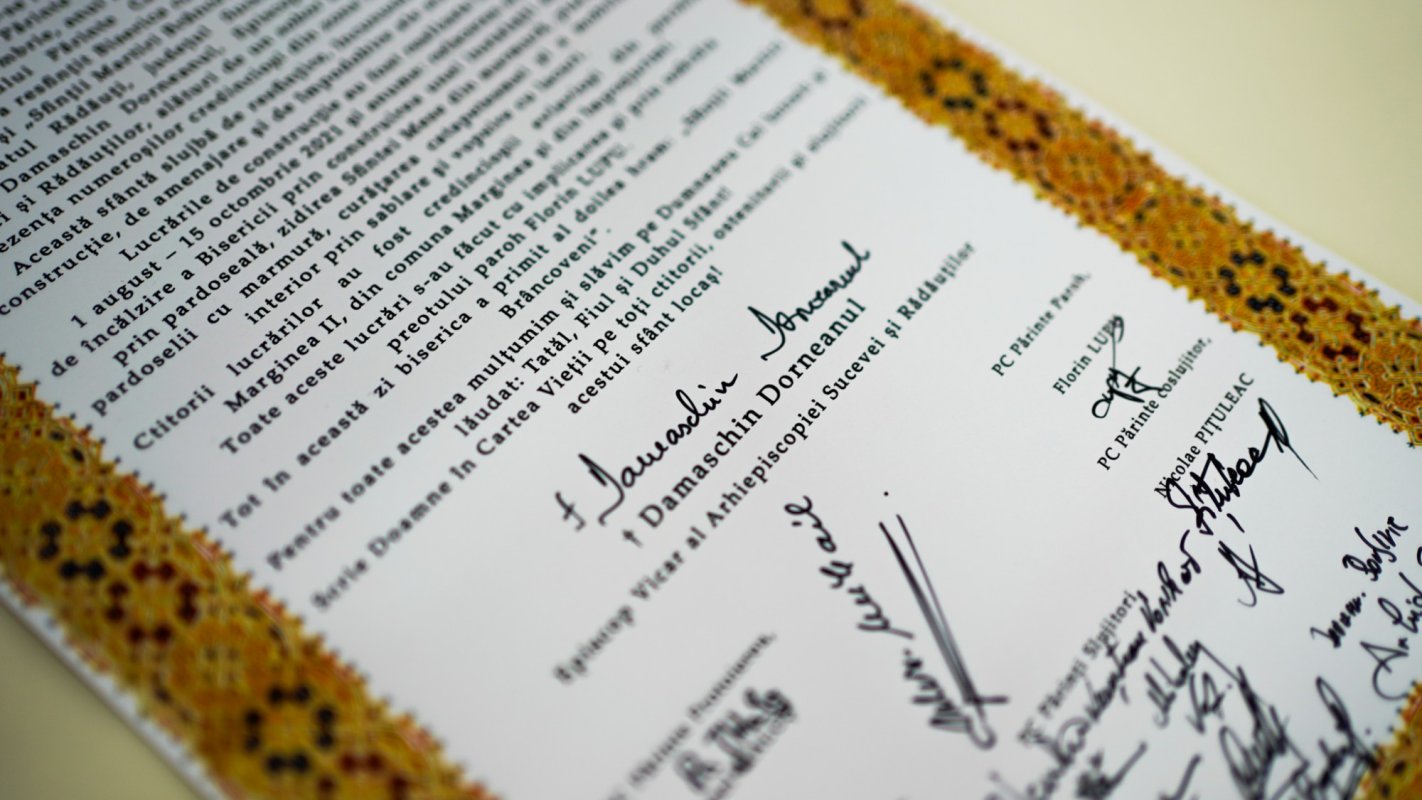 Biserica Parohiei „Sfânta Cuvioasă Parascheva” - Marginea II a fost resfințită 188939