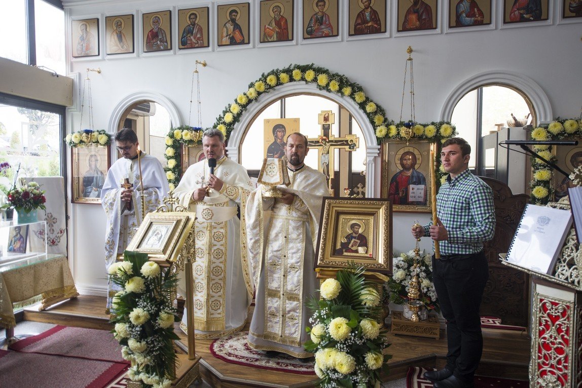 Hram la singura parohie din Iași ce-l are ca ocrotitor pe Sfântul Apostol şi Evanghelist Luca 189045