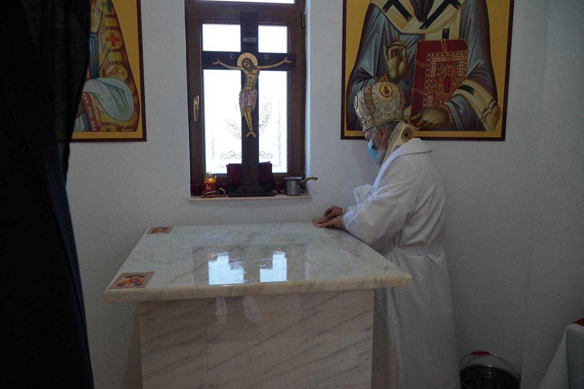 Sfinţirea capelei din cimitirul vechi al Parohiei Frumuşiţa 189639