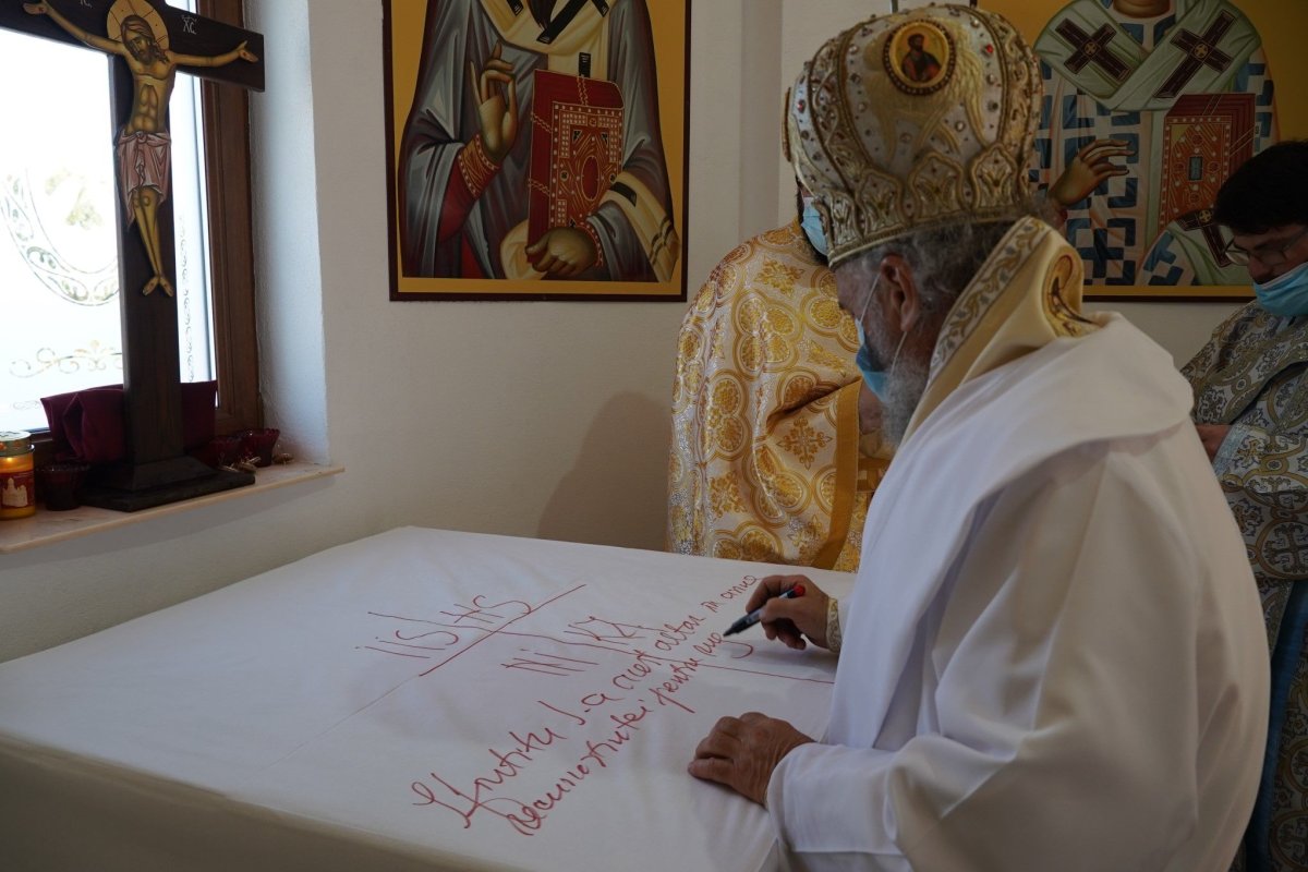 Sfinţirea capelei din cimitirul vechi al Parohiei Frumuşiţa 189640