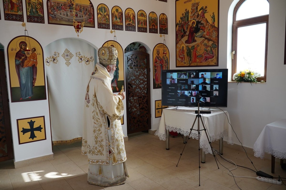 Sfinţirea capelei din cimitirul vechi al Parohiei Frumuşiţa 189646