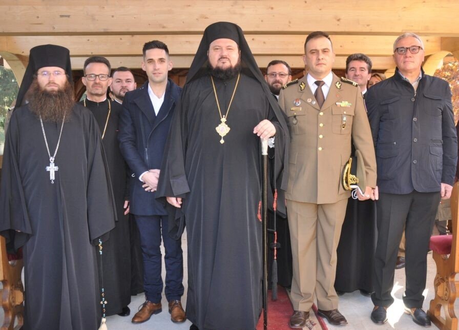 Binecuvântare arhierească la Regimentul 69 artilerie mixtă „Silvania” 191416