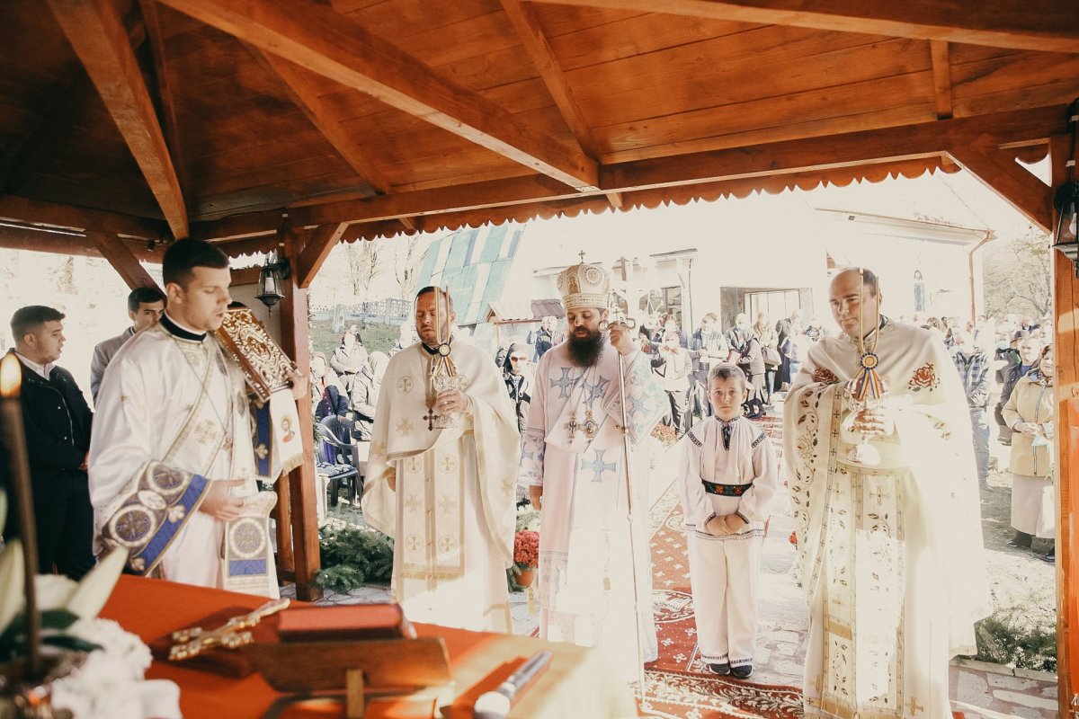 Hram la Parohia „Sfântul Mare Mucenic Dimitrie” din Ciceu-Corabia 191422