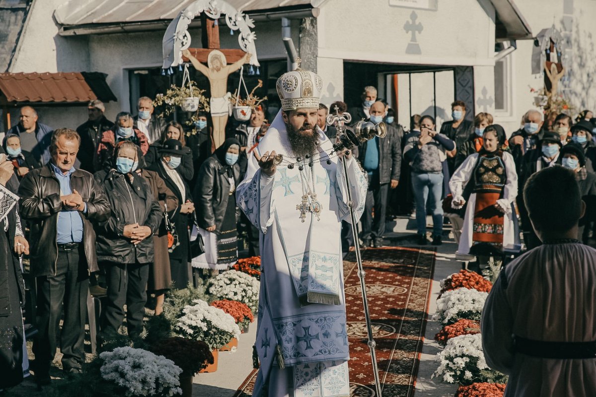 Hram la Parohia „Sfântul Mare Mucenic Dimitrie” din Ciceu-Corabia 191424