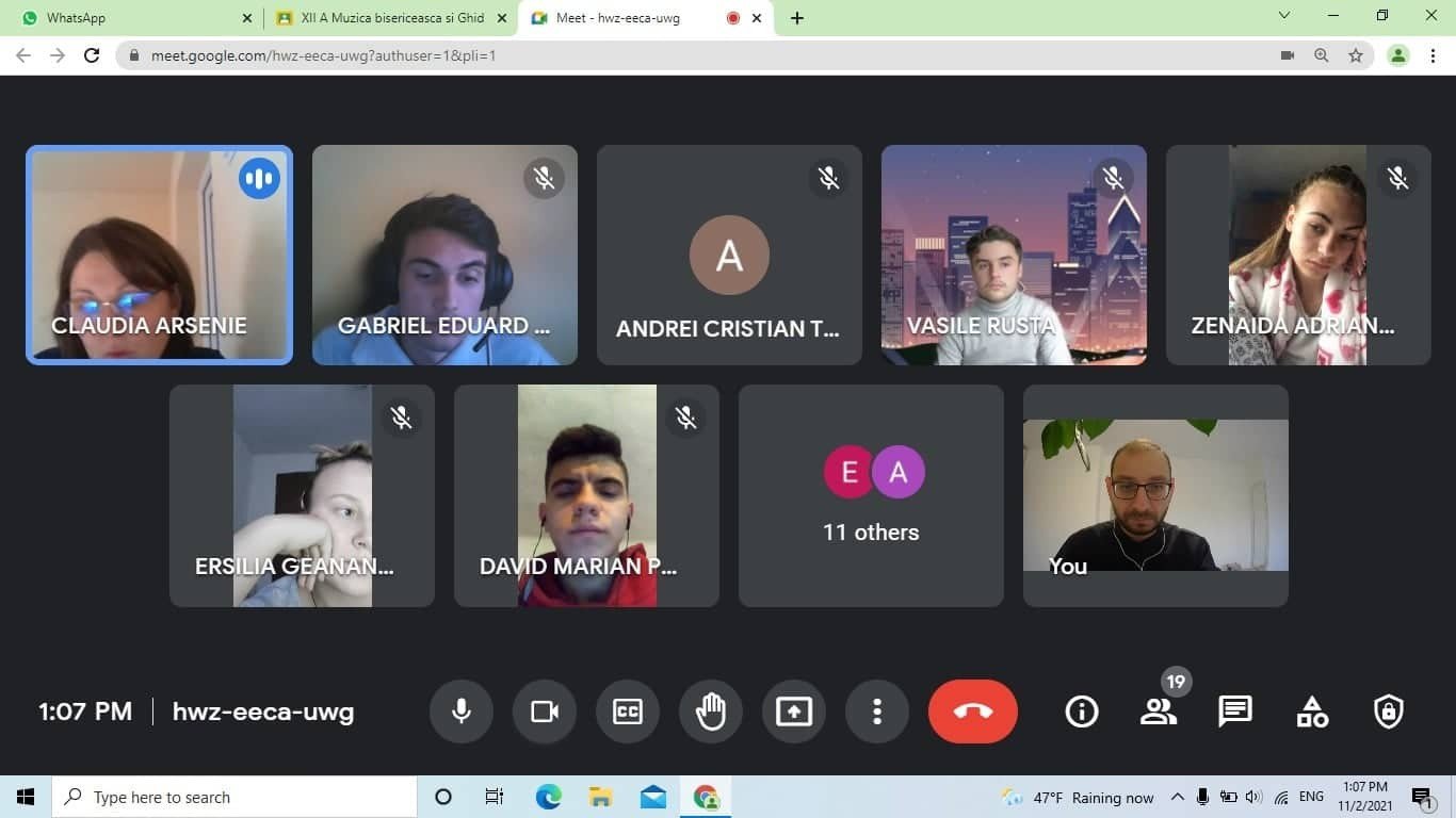 Meditaţii şcolare gratuite la Liceul Teologic „Sfântul Nicodim” din Târgu Jiu 191620