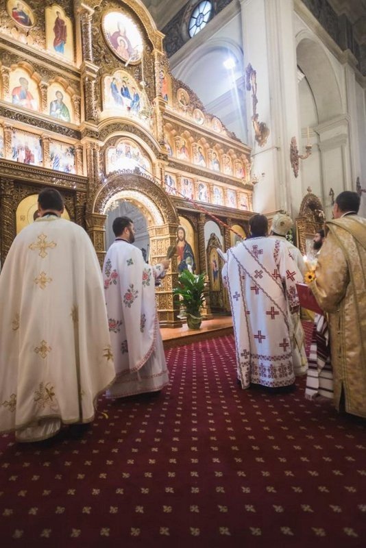 Sfințirea unei biserici pentru românii ortodocși din Italia 191564