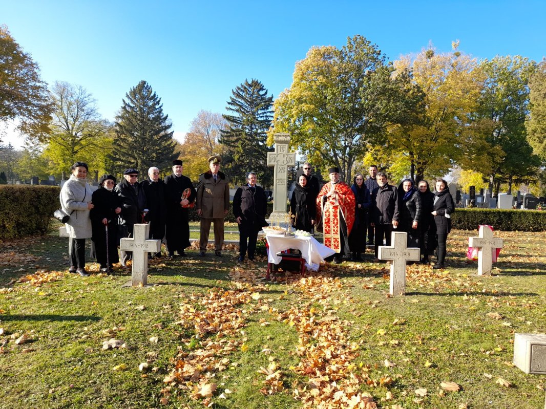 Slujbe de pomenire în eparhii românești din străinătate 191614