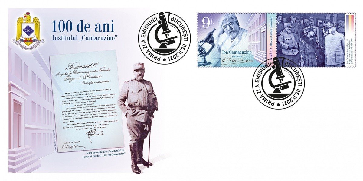 Timbru dedicat Institutului Cantacuzino 191746