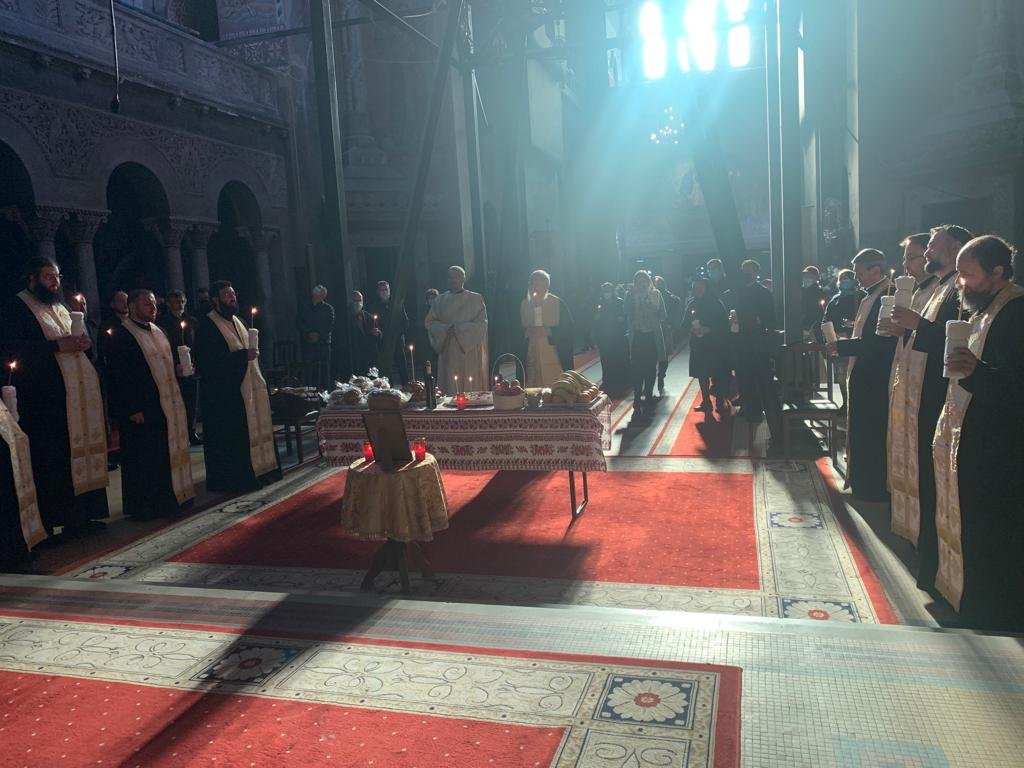 Slujbă de pomenire pentru părintele Gherasim de la Prodromu în Catedrala Mitropolitană din Cluj 191864