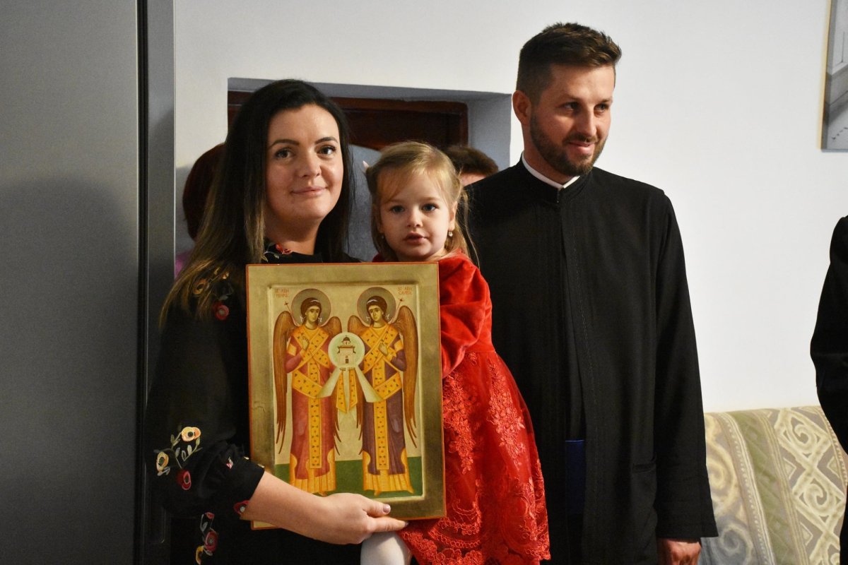 Sfințire de clopotniță și de casă parohială în Suarăș, Cluj 192112