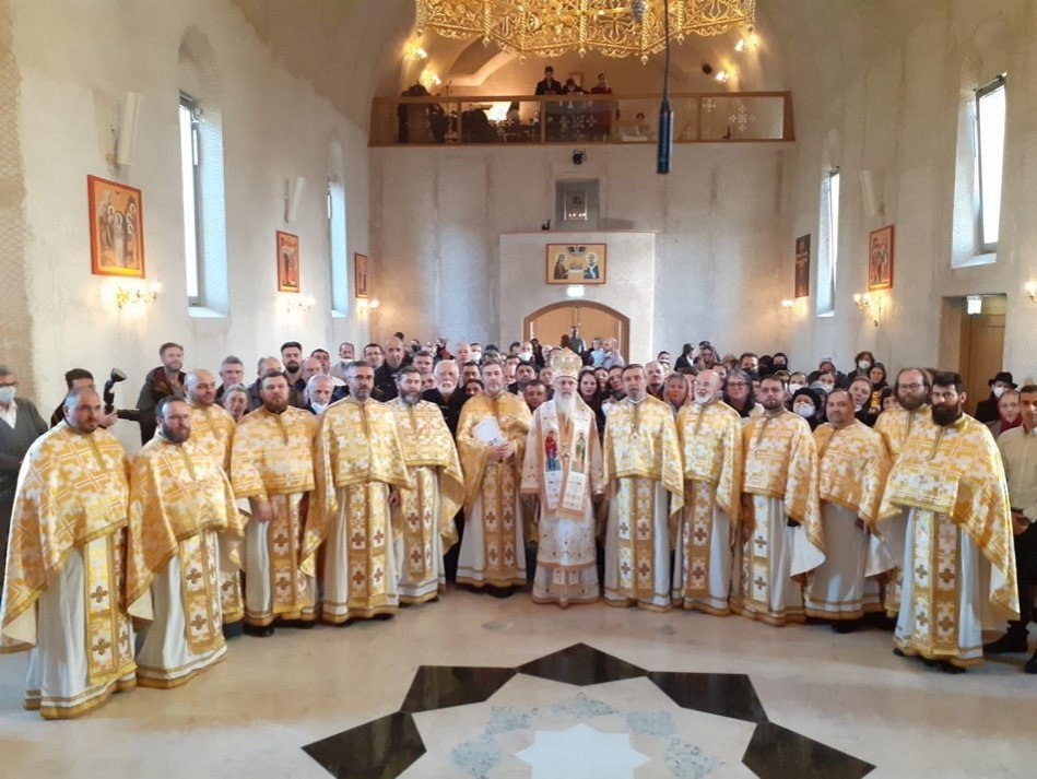 Binecuvântarea lucrărilor la Biserica „Sfântul Voievod Ștefan cel Mare” din Viena 192430