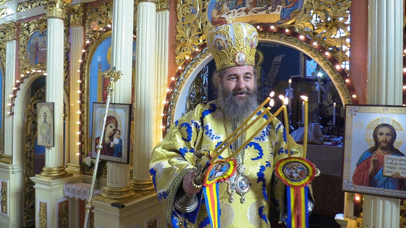Slujire arhierească de hram la biserica din Chitighaz, Ungaria 192714