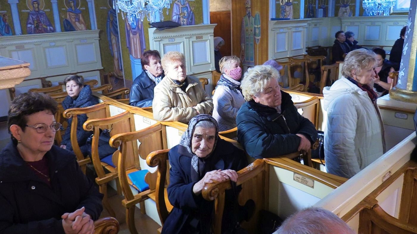 Slujire arhierească de hram la biserica din Chitighaz, Ungaria 192716