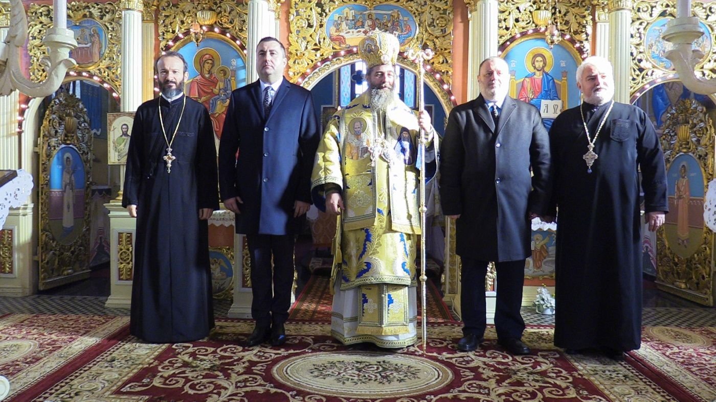 Slujire arhierească de hram la biserica din Chitighaz, Ungaria 192720