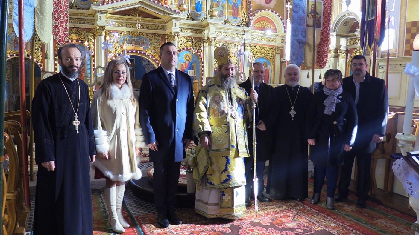 Slujire arhierească de hram la biserica din Chitighaz, Ungaria 192721