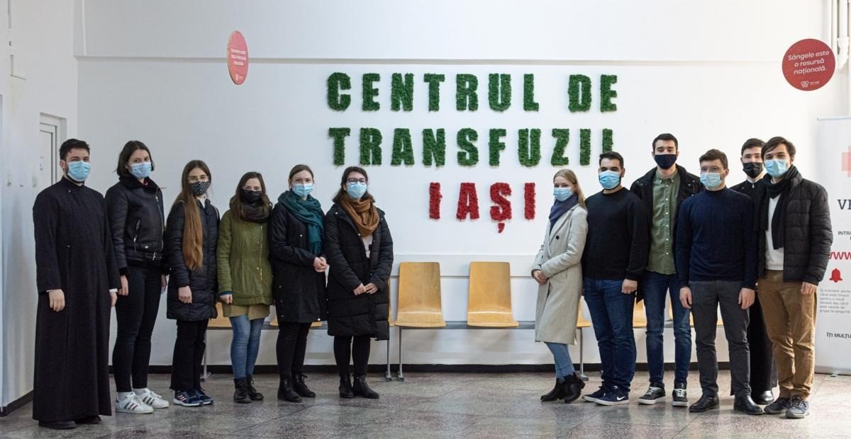 Campanie de donare de sânge a studenților creștini ortodocși din Iași 193069