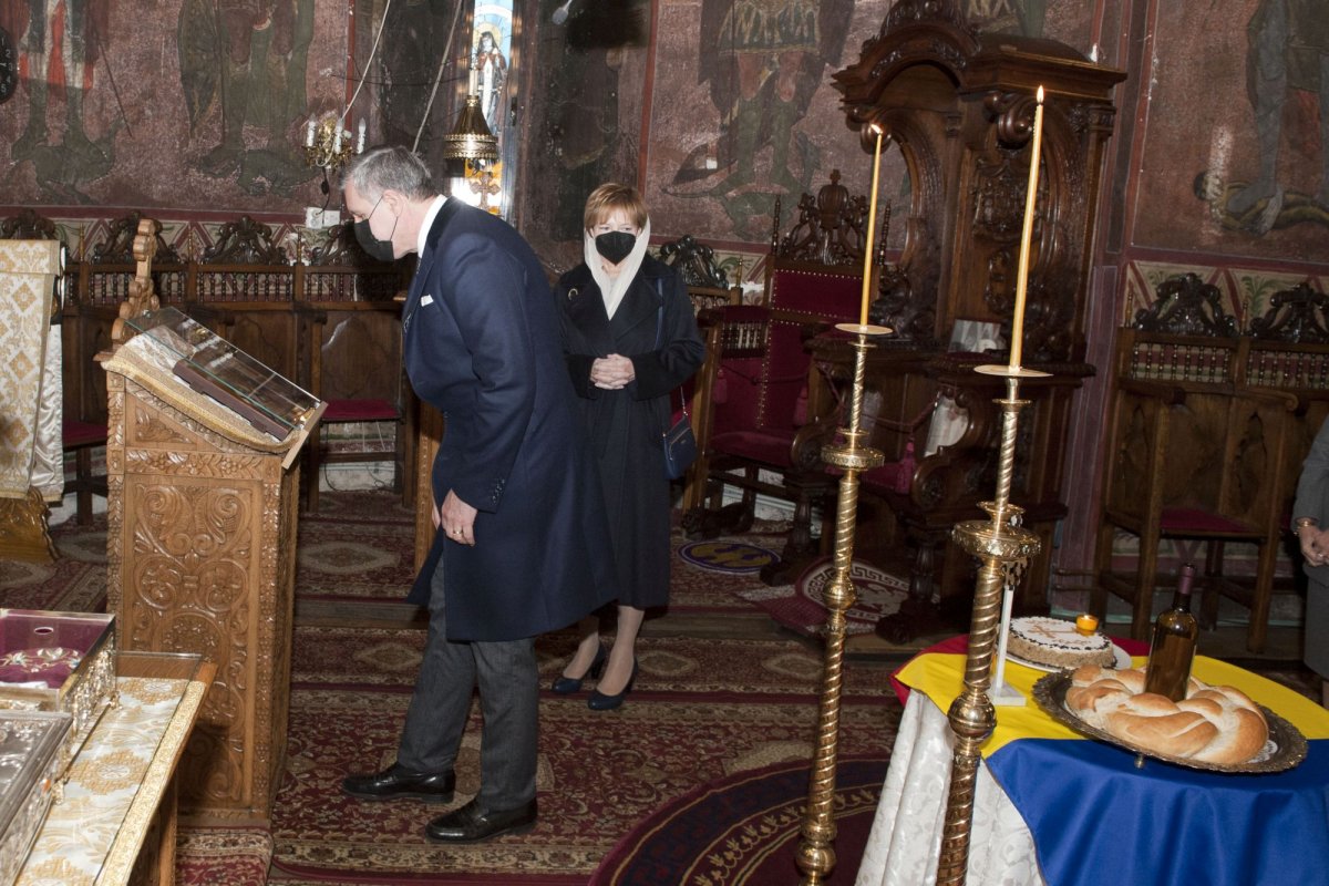 Pomenirea regelui Mihai la Mănăstirea Plumbuita din București 193111