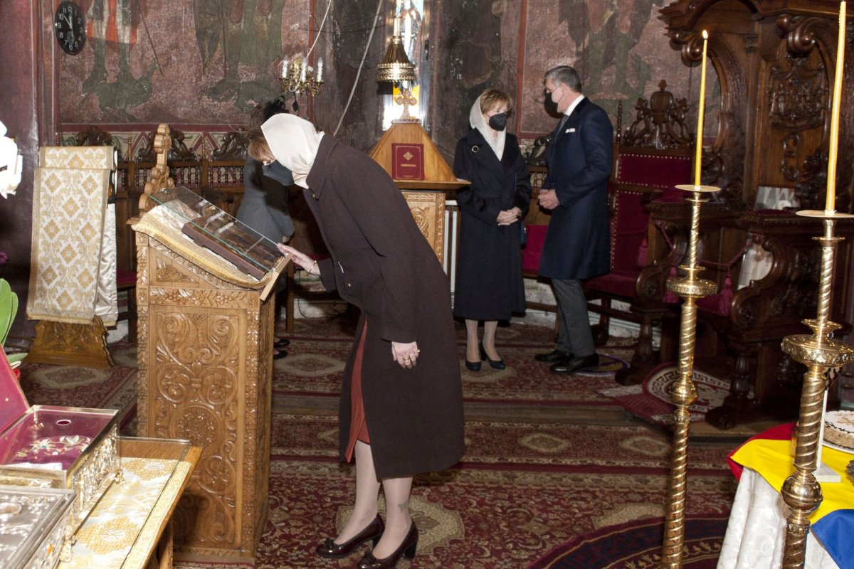 Pomenirea regelui Mihai la Mănăstirea Plumbuita din București 193112