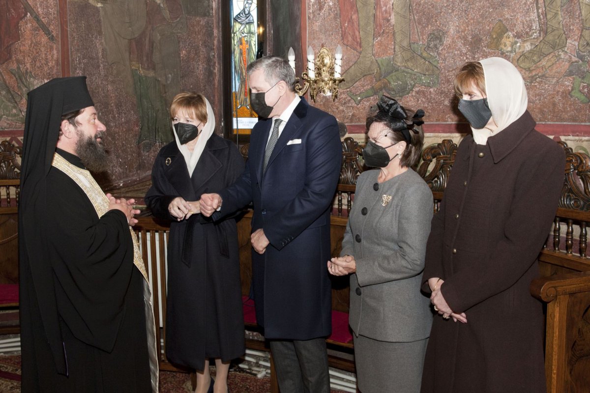 Pomenirea regelui Mihai la Mănăstirea Plumbuita din București 193113
