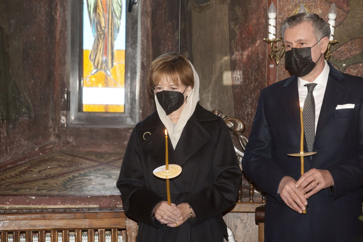 Pomenirea regelui Mihai la Mănăstirea Plumbuita din București 193125