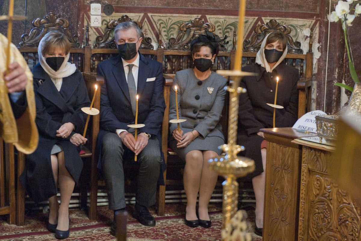 Pomenirea regelui Mihai la Mănăstirea Plumbuita din București 193132