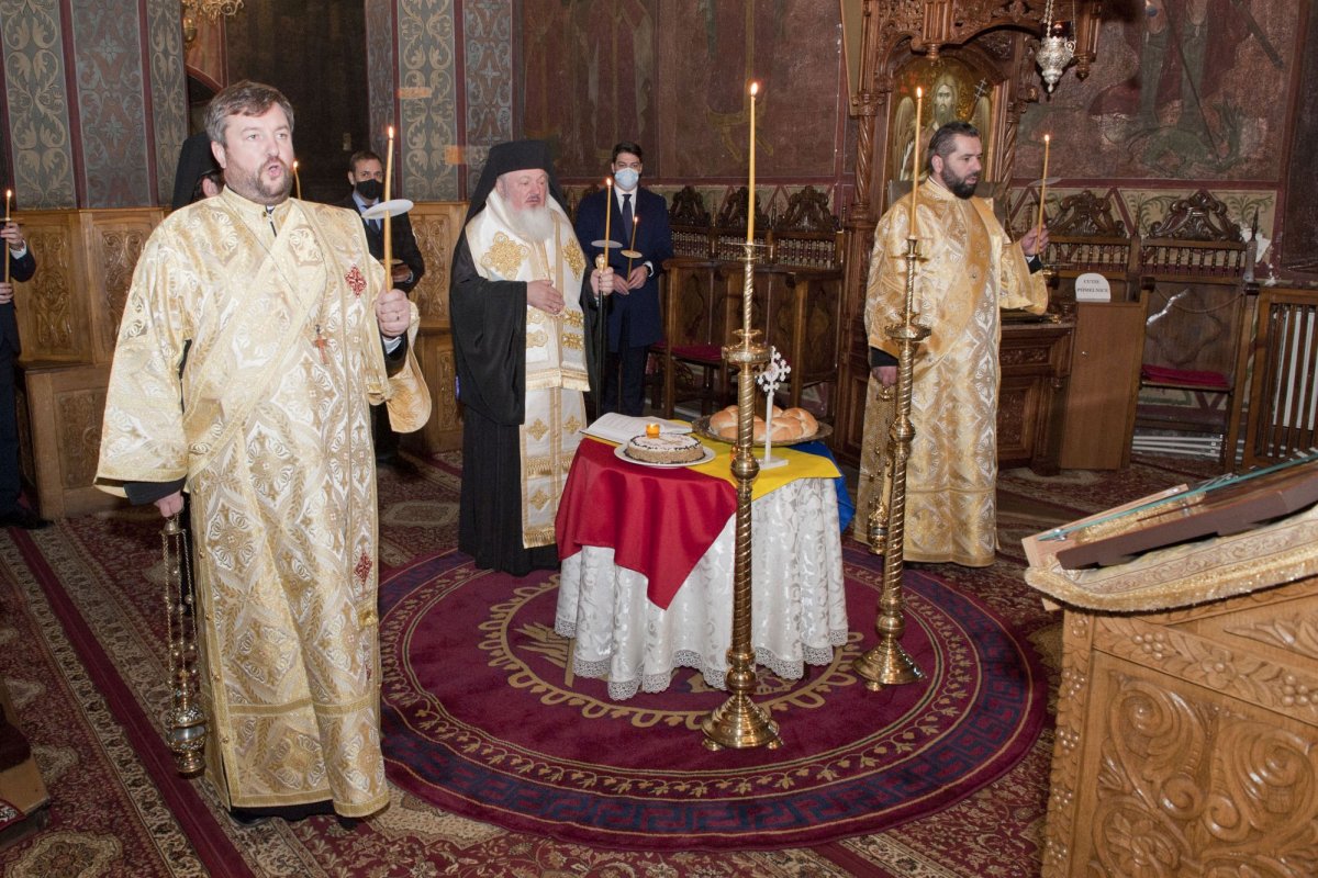 Pomenirea regelui Mihai la Mănăstirea Plumbuita din București 193133