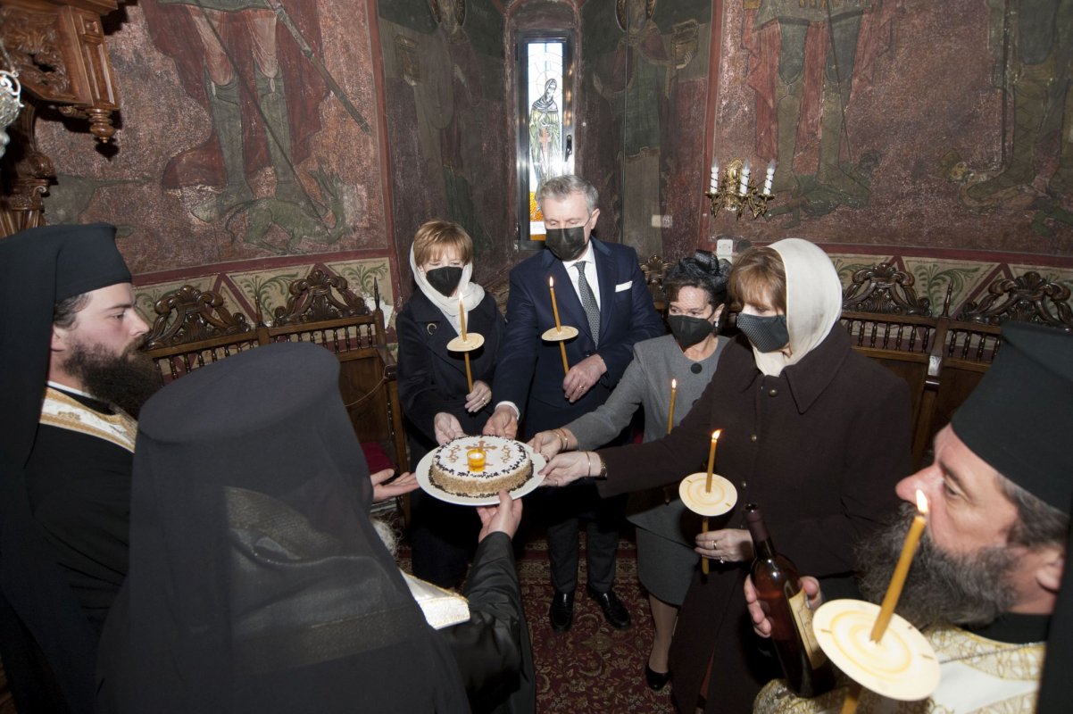 Pomenirea regelui Mihai la Mănăstirea Plumbuita din București 193136