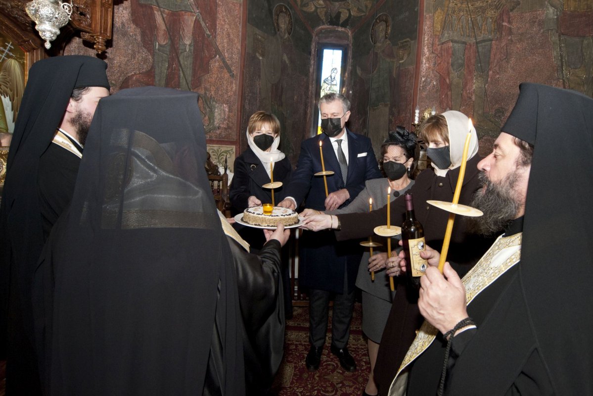 Pomenirea regelui Mihai la Mănăstirea Plumbuita din București 193137