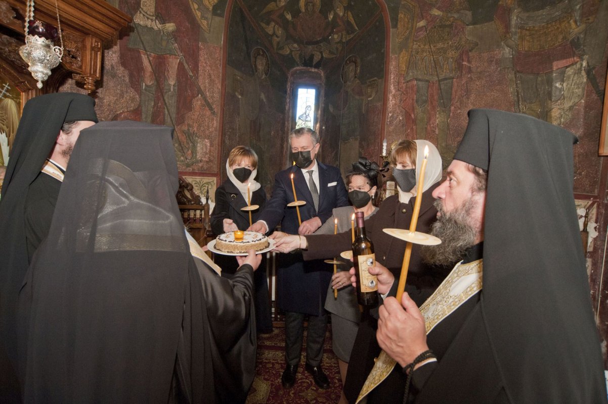 Pomenirea regelui Mihai la Mănăstirea Plumbuita din București 193138