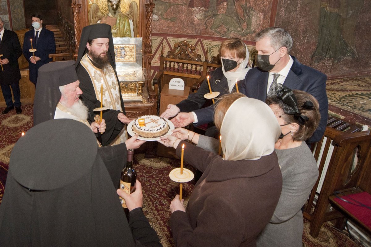 Pomenirea regelui Mihai la Mănăstirea Plumbuita din București 193139