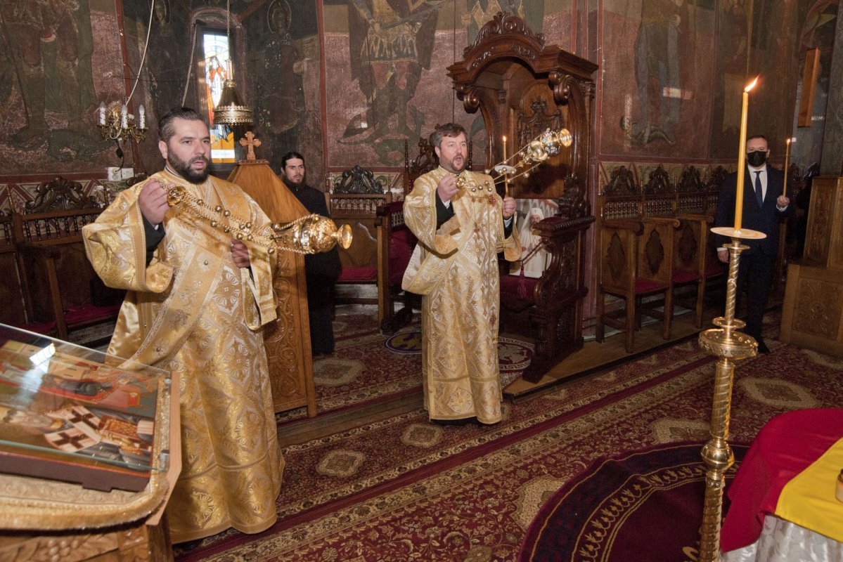 Pomenirea regelui Mihai la Mănăstirea Plumbuita din București 193141