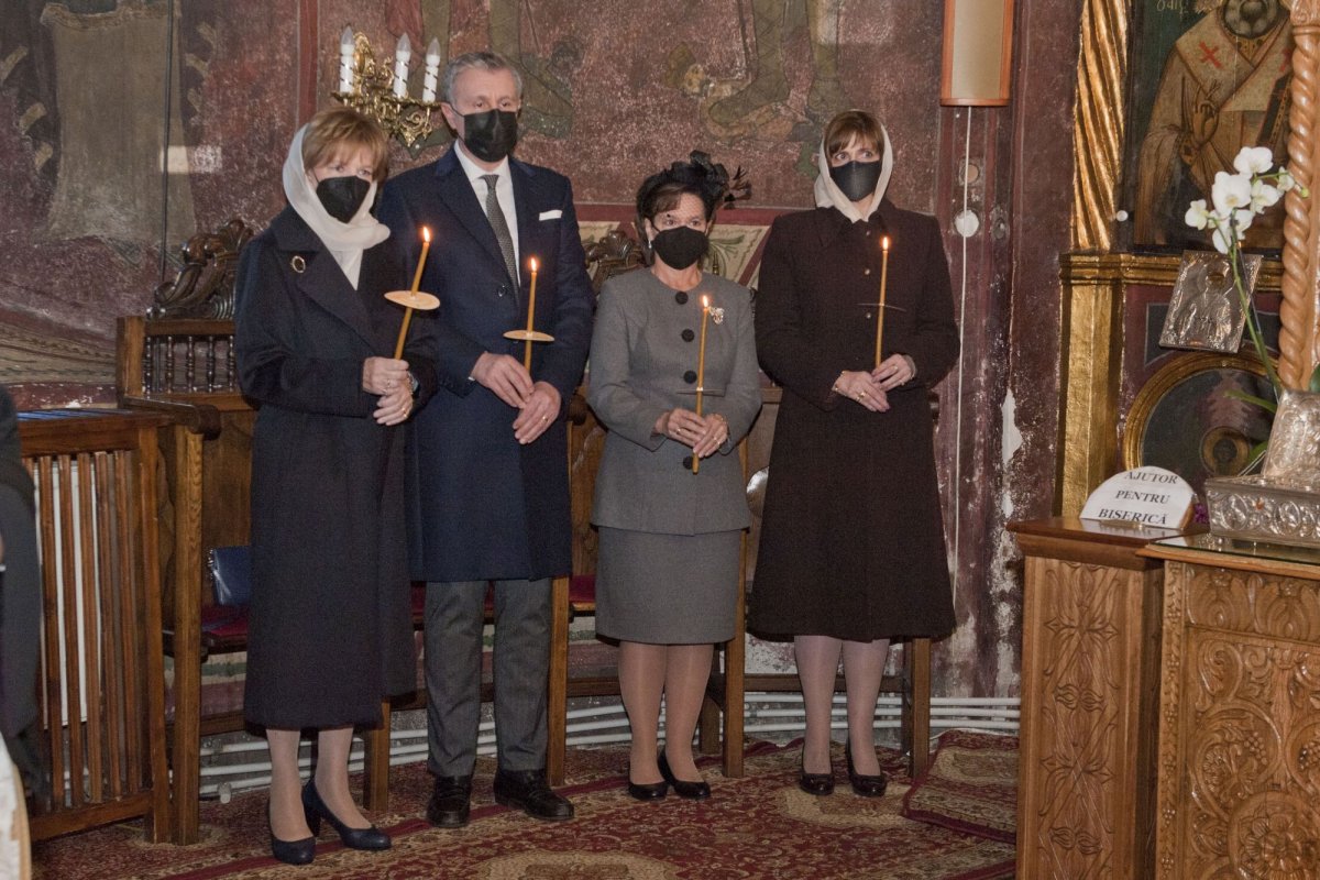 Pomenirea regelui Mihai la Mănăstirea Plumbuita din București 193142