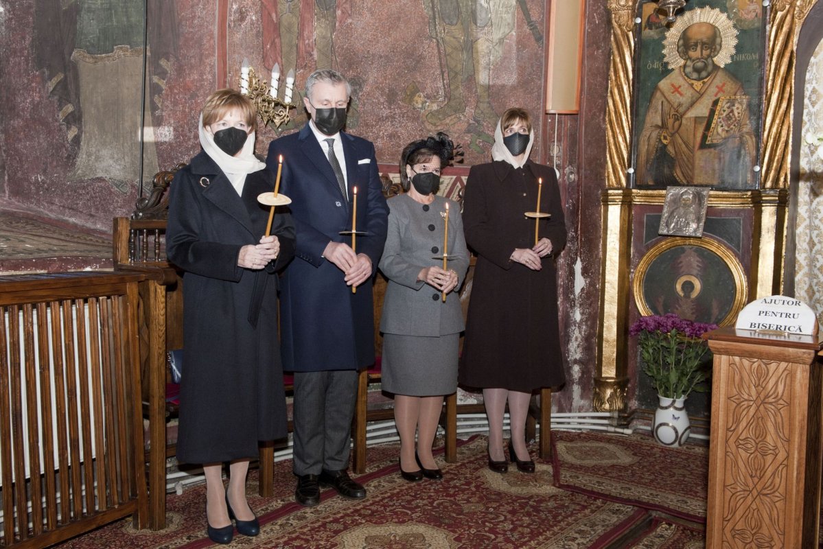 Pomenirea regelui Mihai la Mănăstirea Plumbuita din București 193144