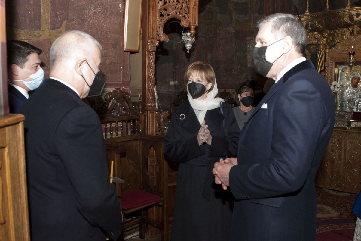 Pomenirea regelui Mihai la Mănăstirea Plumbuita din București 193148