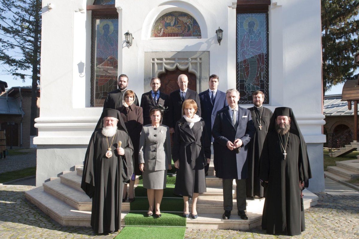 Pomenirea regelui Mihai la Mănăstirea Plumbuita din București 193156