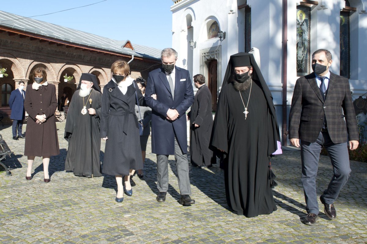 Pomenirea regelui Mihai la Mănăstirea Plumbuita din București 193158